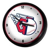 Cleveland Guardians: Retro Lighted Wall Clock, MBCLVD-550-01
