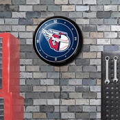 Cleveland Guardians: Wordmark - Retro Lighted Wall Clock, MBCLVD-550-02