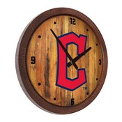 Cleveland Guardians: Logo - "Faux" Barrel Top Clock, FNB-MBCLVD-560-04