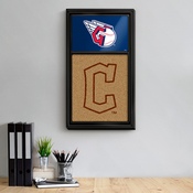 Cleveland Guardians: Dual Logo - Cork Note Board, AGS-MBCLVD-640-02A