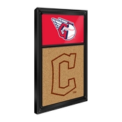 Cleveland Guardians: Dual Logo - Cork Note Board, AGS-MBCLVD-640-02A