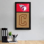 Cleveland Guardians: Dual Logo - Cork Note Board, AGS-MBCLVD-640-02A