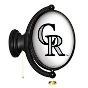 Colorado Rockies: Original Oval Rotating Lighted Wall Sign, FNB-MBCOLO-125-01A