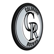 Colorado Rockies: Round Slimline Lighted Wall Sign, MBCOLO-130-01