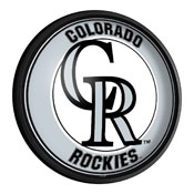 Colorado Rockies: Round Slimline Lighted Wall Sign, MBCOLO-130-01