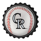 Colorado Rockies: Baseball - Bottle Cap Wall Sign, MBCOLO-210-31