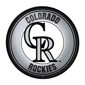 Colorado Rockies: Modern Disc Wall Sign, MBCOLO-230-01