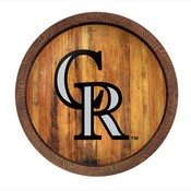 Colorado Rockies: "Faux" Barrel Top Sign, FNB-MBCOLO-240-01