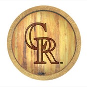 Colorado Rockies: Branded "Faux" Barrel Top Sign, FNB-MBCOLO-241-02