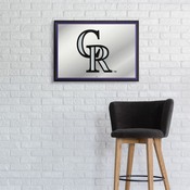 Colorado Rockies: Framed Mirrored Wall Sign, AGS-MBCOLO-265-01A