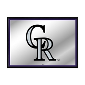 Colorado Rockies: Framed Mirrored Wall Sign, AGS-MBCOLO-265-01A