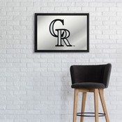 Colorado Rockies: Framed Mirrored Wall Sign, AGS-MBCOLO-265-01A