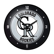 Colorado Rockies: Modern Disc Wall Clock, MBCOLO-510-01