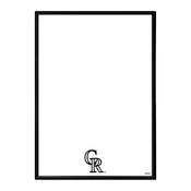 Colorado Rockies: Framed Dry Erase Wall Sign, AGS-MBCOLO-613-01A
