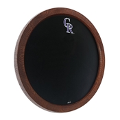 Colorado Rockies: Chalkboard "Faux" Barrel Top Sign, MBCOLO-630-01