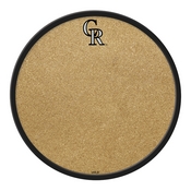Colorado Rockies: Modern Disc Cork Board, MBCOLO-642-01