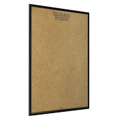 Colorado Rockies: Wordmark - Framed Corkboard, AGS-MBCOLO-643-02A