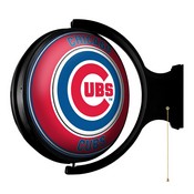 Chicago Cubs: Original Round Rotating Lighted Wall Sign, MBCUBS-115-01