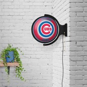 Chicago Cubs: Original Round Rotating Lighted Wall Sign, MBCUBS-115-01