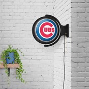 Chicago Cubs: Logo - Original Round Rotating Lighted Wall Sign, MBCUBS-115-02