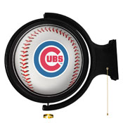 Chicago Cubs: Baseball - Original Round Rotating Lighted Wall Sign, MBCUBS-115-31
