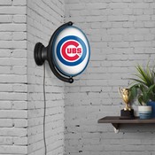 Chicago Cubs: Original Oval Rotating Lighted Wall Sign, FNB-MBCUBS-125-01A