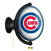 Chicago Cubs: Original Oval Rotating Lighted Wall Sign, FNB-MBCUBS-125-01A