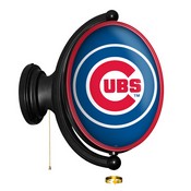 Chicago Cubs: Original Oval Rotating Lighted Wall Sign, FNB-MBCUBS-125-01A