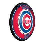 Chicago Cubs: Round Slimline Lighted Wall Sign, MBCUBS-130-01