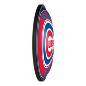 Chicago Cubs: Round Slimline Lighted Wall Sign, MBCUBS-130-01