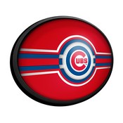Chicago Cubs: Oval Slimline Lighted Wall Sign, FNB-MBCUBS-140-01A