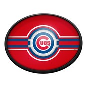 Chicago Cubs: Oval Slimline Lighted Wall Sign, FNB-MBCUBS-140-01A