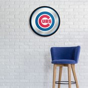 Chicago Cubs: Modern Disc Mirrored Wall Sign, AGS-MBCUBS-235-01A