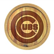 Chicago Cubs: Branded "Faux" Barrel Top Sign, FNB-MBCUBS-240-02