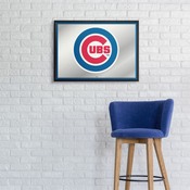 Chicago Cubs: Framed Mirrored Wall Sign, AGS-MBCUBS-265-01A