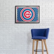 Chicago Cubs: Team Spirit - Framed Mirrored Wall Sign, AGS-MBCUBS-265-02A