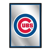 Chicago Cubs: Vertical Framed Mirrored Wall Sign, AGS-MBCUBS-275-01A