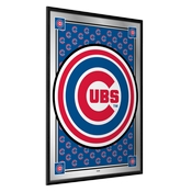 Chicago Cubs: Vertical Team Spirit - Framed Mirrored Wall Sign, MBCUBS-275-02