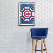 Chicago Cubs: Vertical Team Spirit - Framed Mirrored Wall Sign, MBCUBS-275-02