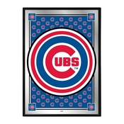 Chicago Cubs: Vertical Team Spirit - Framed Mirrored Wall Sign, MBCUBS-275-02