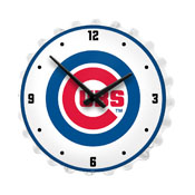 Chicago Cubs: Bottle Cap Lighted Wall Clock, MBCUBS-545-01