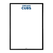 Chicago Cubs: Wordmark - Framed Dry Erase Wall Sign, AGS-MBCUBS-613-02A