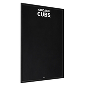 Chicago Cubs: Wordmark - Framed Chalkboard, AGS-MBCUBS-623-02A