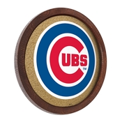 Chicago Cubs: "Faux" Barrel Framed Cork Board, AGS-MBCUBS-632-01A