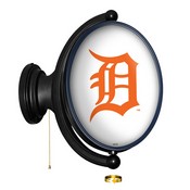 Detroit Tigers: Original Oval Rotating Lighted Wall Sign, FNB-MBDETT-125-01A