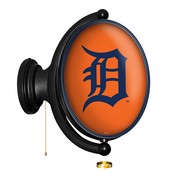 Detroit Tigers: Original Oval Rotating Lighted Wall Sign, FNB-MBDETT-125-01A