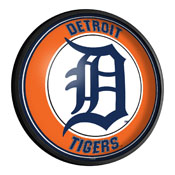 Detroit Tigers: Round Slimline Lighted Wall Sign, MBDETT-130-01