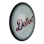 Detroit Tigers: Wordmark - Round Slimline Lighted Wall Sign, MBDETT-130-02