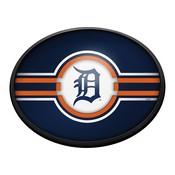 Detroit Tigers: Oval Slimline Lighted Wall Sign, FNB-MBDETT-140-01A