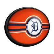 Detroit Tigers: Oval Slimline Lighted Wall Sign, FNB-MBDETT-140-01A
